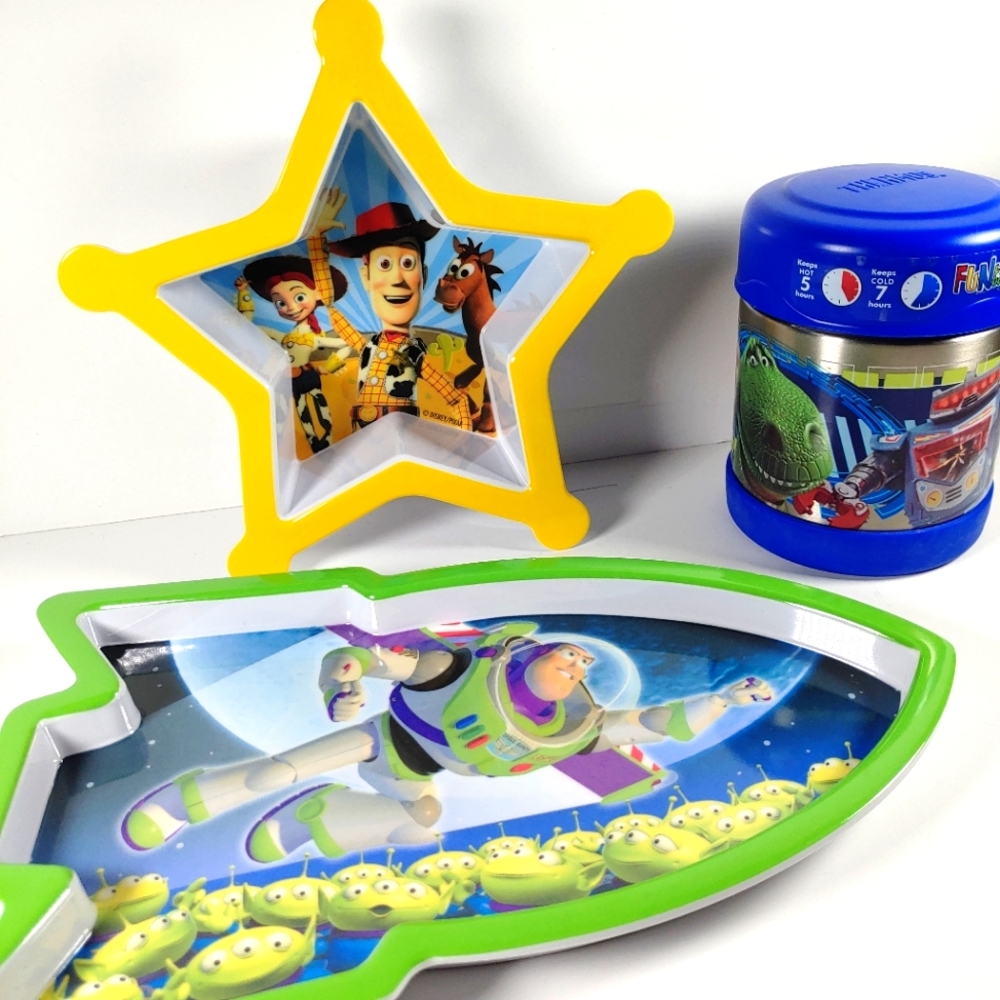 Toy story kids plate set